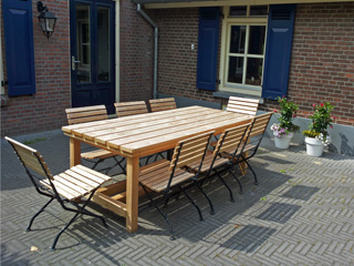 Tuinstoelen douglas hout